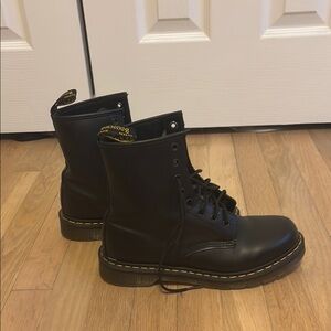 Dr. Martens Black Leather Women’s Boots